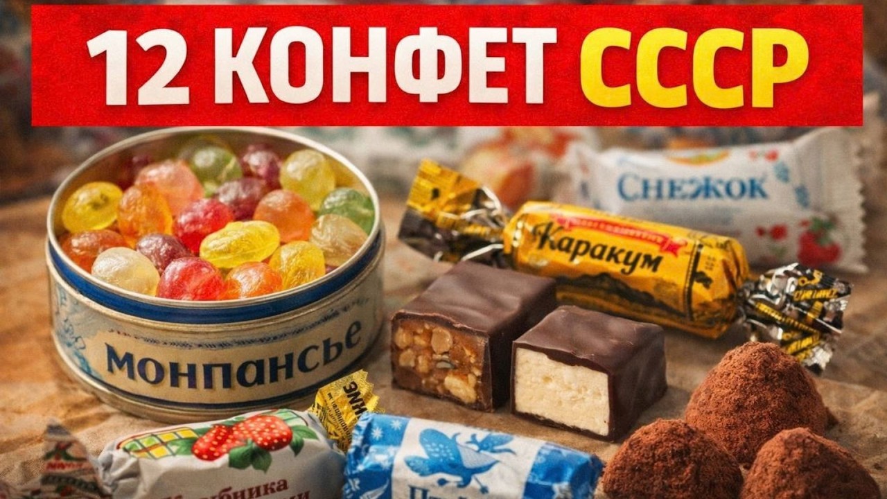 12 Легендарных Конфет СССР, Которые Помнит Каждый