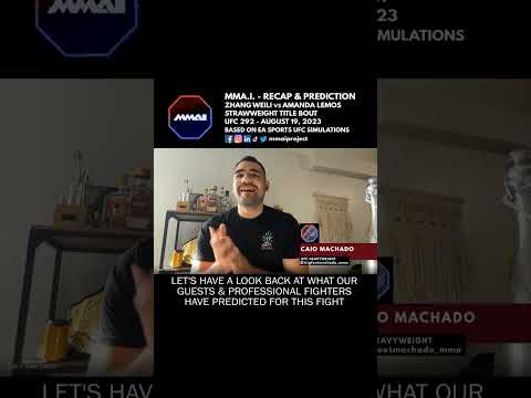 UFC 292 Weili Vs Lemos Strawweight Title Fighter Predictions Look Back Shorts 