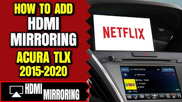 Acura TLX Screen Mirroring - Acura TLX Mirror Link HDMI DVD Video Input Smartphone Video Interface