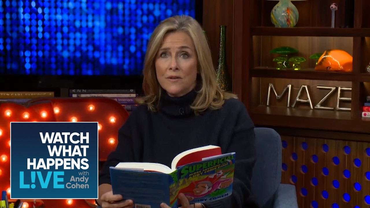 Meredith Vieira Reads A Sneak Peek Of Andy's New Book, SUPERFICIAL | WWHL