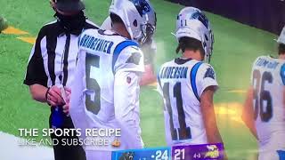 DJ Moore serious injury! Non contact injury - Panthers vs Vikings