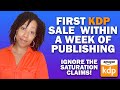 My First KDP Sale in Less Than a Week (2022) - My First KDP Month - Is It Saturated??