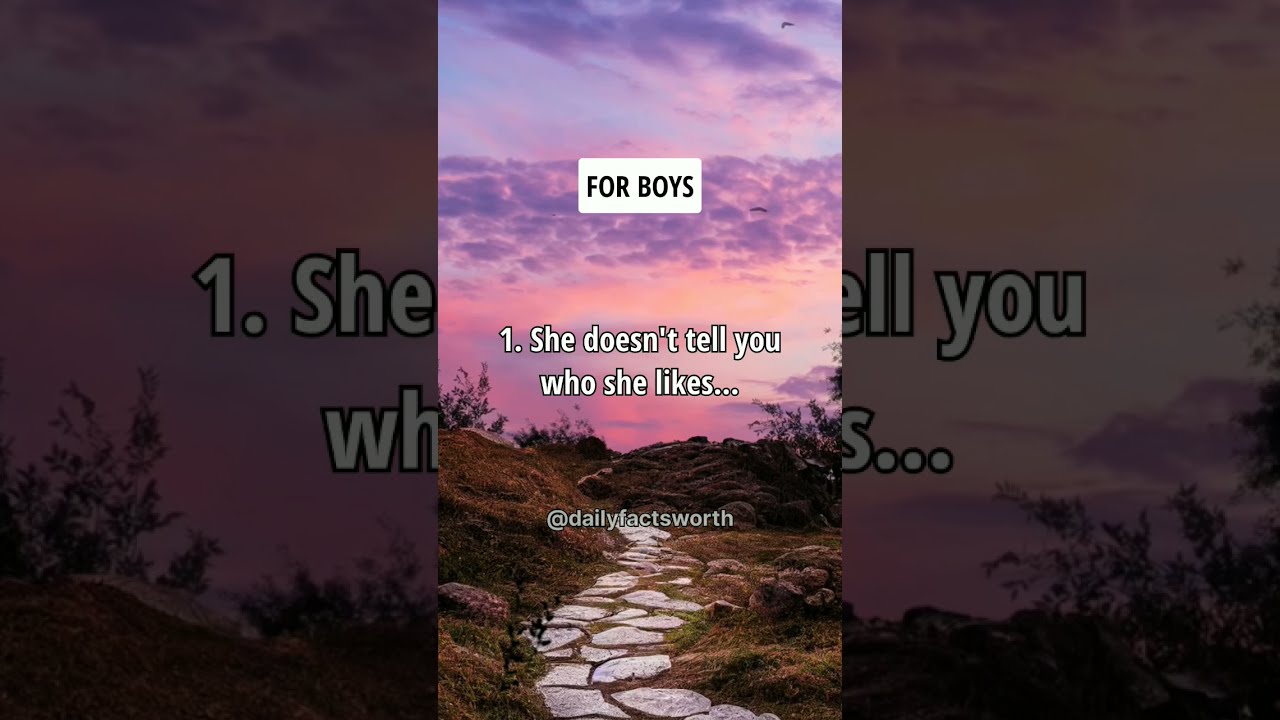 5 Ways On How To Know If A Girl Likes You But Is Hiding It Shorts Psychologyfacts Subscribe