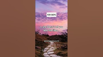 5 Ways On How To Know If A Girl Likes You But Is Hiding It.... #shorts #psychologyfacts #subscribe