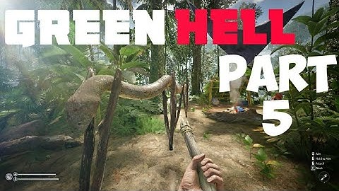 Green Hell - Part 5 Anaconda Island! Jaguar Fight Finale! Grappling Hook Discovery!