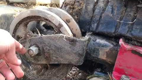 How to fix Toro Dingo track if it slips off