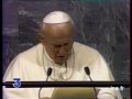 LE PAPE AUX NATIONS UNIES - SOIR 3 - 05/10/1995