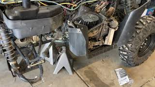 Kawasaki Brute Force rear differential removal