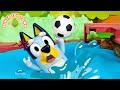 Bluey Learns an Important Lesson 💦 | Pretend Play with Bluey Toys | Safety for Kids | Bunya Toy Town