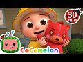 JJ Learns to Dress for the Rain ☂️ | CoComelon | Nursery Rhymes & Kids Songs | Moonbug Kids