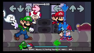 FNF VS Luigi - Mansion song perfect score