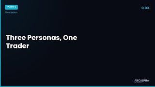 Three Personas, One Trader: Position, Swing & Day Trade — ArcAlpha Academy 0.03