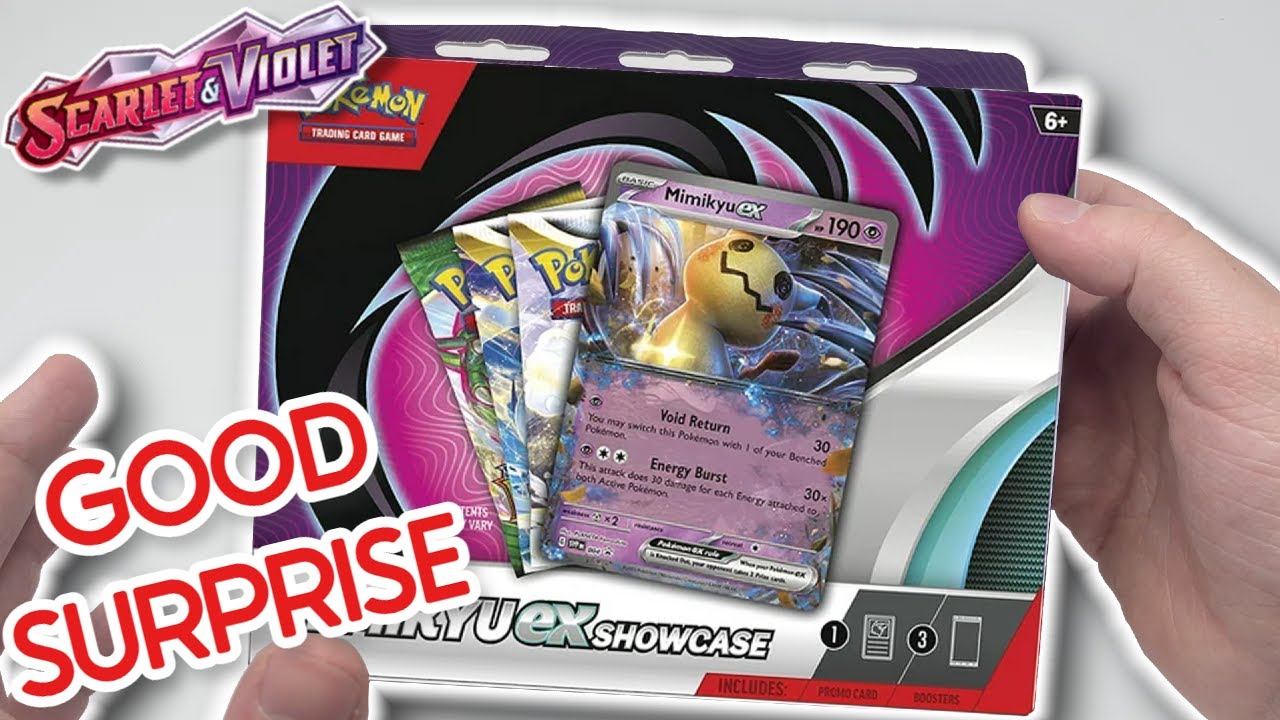 Opening Pokémon Mimikyu ex Showcase! I thought it was a lie!