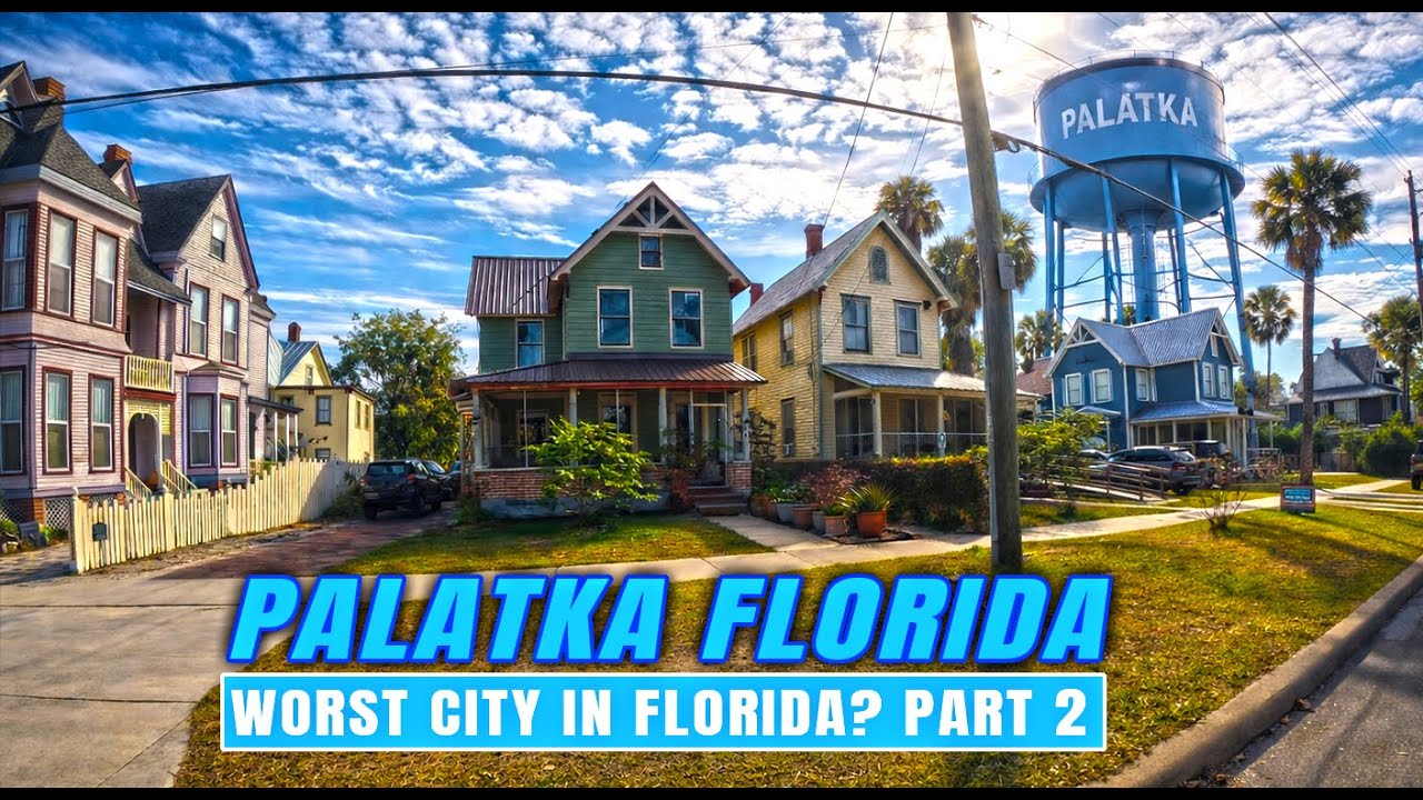 Палатка, Флорида: город заброшенных зданий, высокой нищеты и скрытых сокровищ.