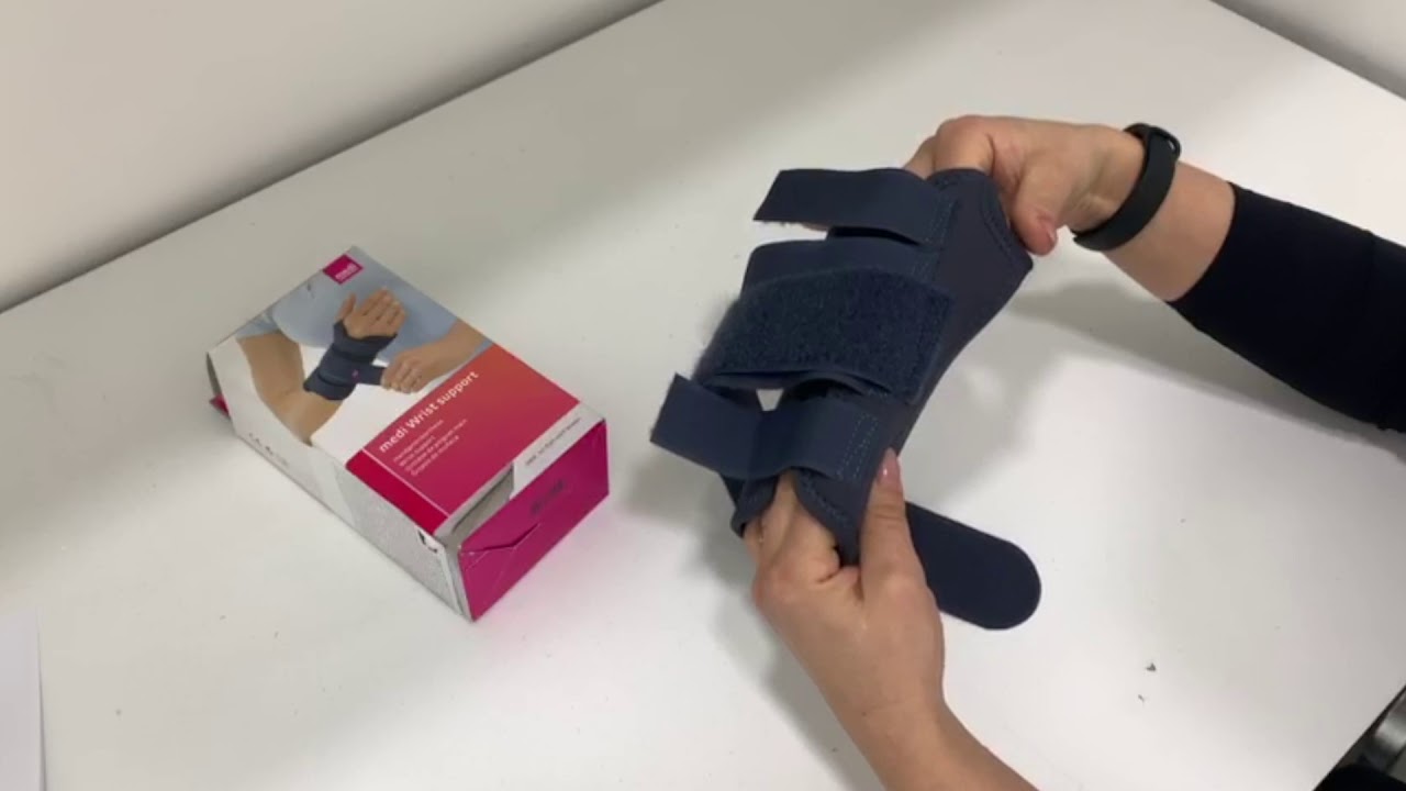 Medi Wrist Support, шина для запястья YouTube