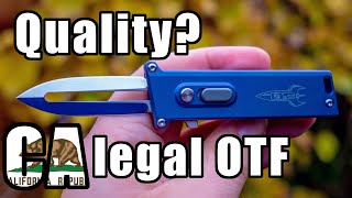 D Rocket Design - Tallin - A Single Action Otf Knife, Ca Size