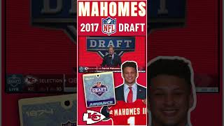 🎟️ 2017 NFL Draft Ticket / Pass Patrick Mahomes #10 Pick 4/27/2017