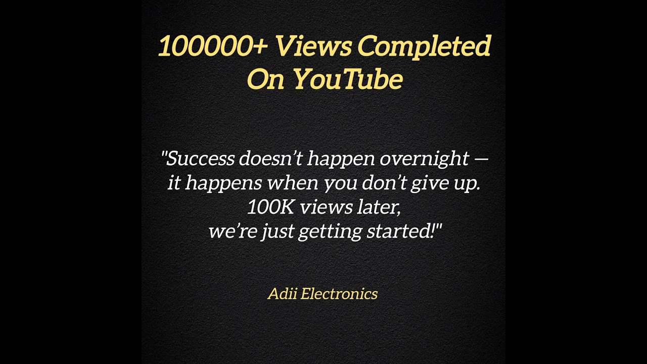 100K+ Views Completed🔥 || Adii 