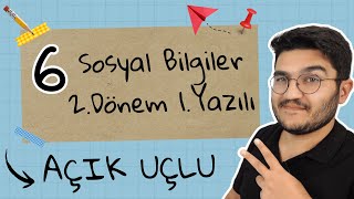 6.Sınıf Sosyal Bilgiler 2.Dönem 1.Yazılı