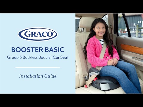Graco Booster Basic Group 3 Backless Booster Installation Guide