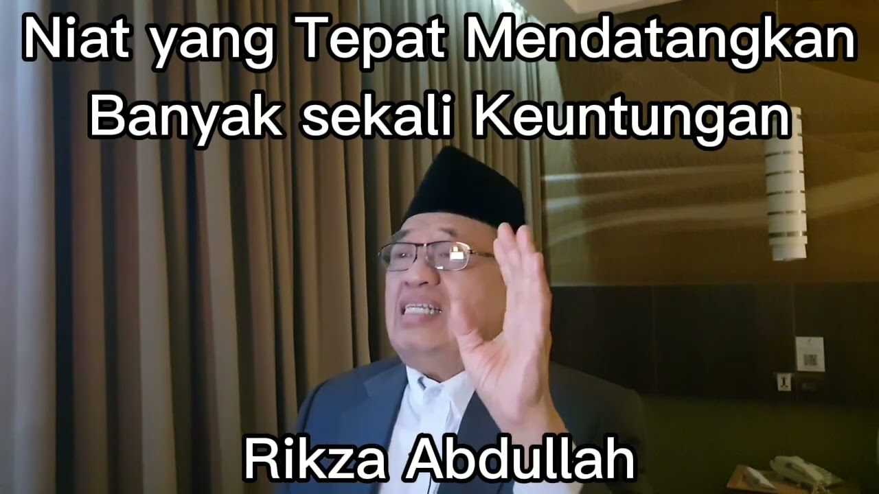 Niat Yang Tepat Mendatangkan Banyak Sekali Kebaikan