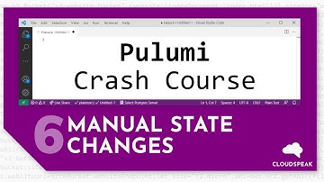Pulumi Crash Course Lesson 6: Manual state changes