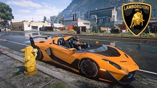 GTA 5 Lamborghini SC20 [Add-On] + Realistic V12 Engine Sound Mod [QuantV] 4K