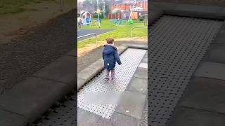This old grandma jumps on trampoline and after what happened will surprise you #shorts  #dance