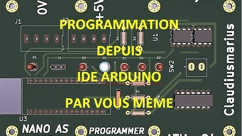 DFTA20 Programmateur ATtiny84 && 85 Programmation