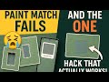 Paint Match FAILS 😱 and the ONE Hack That Actually Works!
