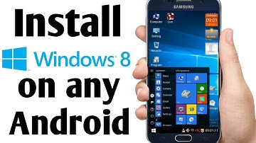 Install Windows 8/8.1 on any Android smartphone! No Root Needed!