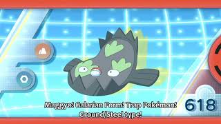 Galarian Stunfisk Pokedex Data!!!