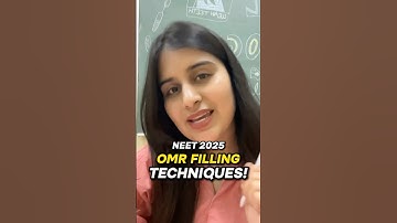 NEET 2025: How to Fill OMR in Best and Fastest way | Dr.Chelsy | #neet2025 #neetaspirants #aiims