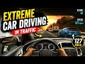 Extreme Car Driving in Traffic 🚗💨 | Realistic Gameplay with Epic Music