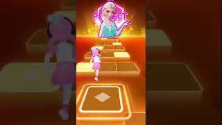 Elsa From FROZEN X Tiles-Hop Gameplay #shorts  #onebeat #tileshop #viral #trending screenshot 4