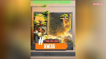 Tiểu Cảnh Thác Nước Ngoài Trời XW36 – Tạo không gian xanh mát cho sân vườn của bạn!