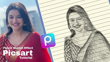 Realistic Pencil Sketch Effect | Picsart Mobile Tutorial