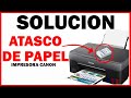 Solución atasco de papel 🔴 Impresora no PASA las hojas  ✅ Papel Atascado en Impresora Canon G2160