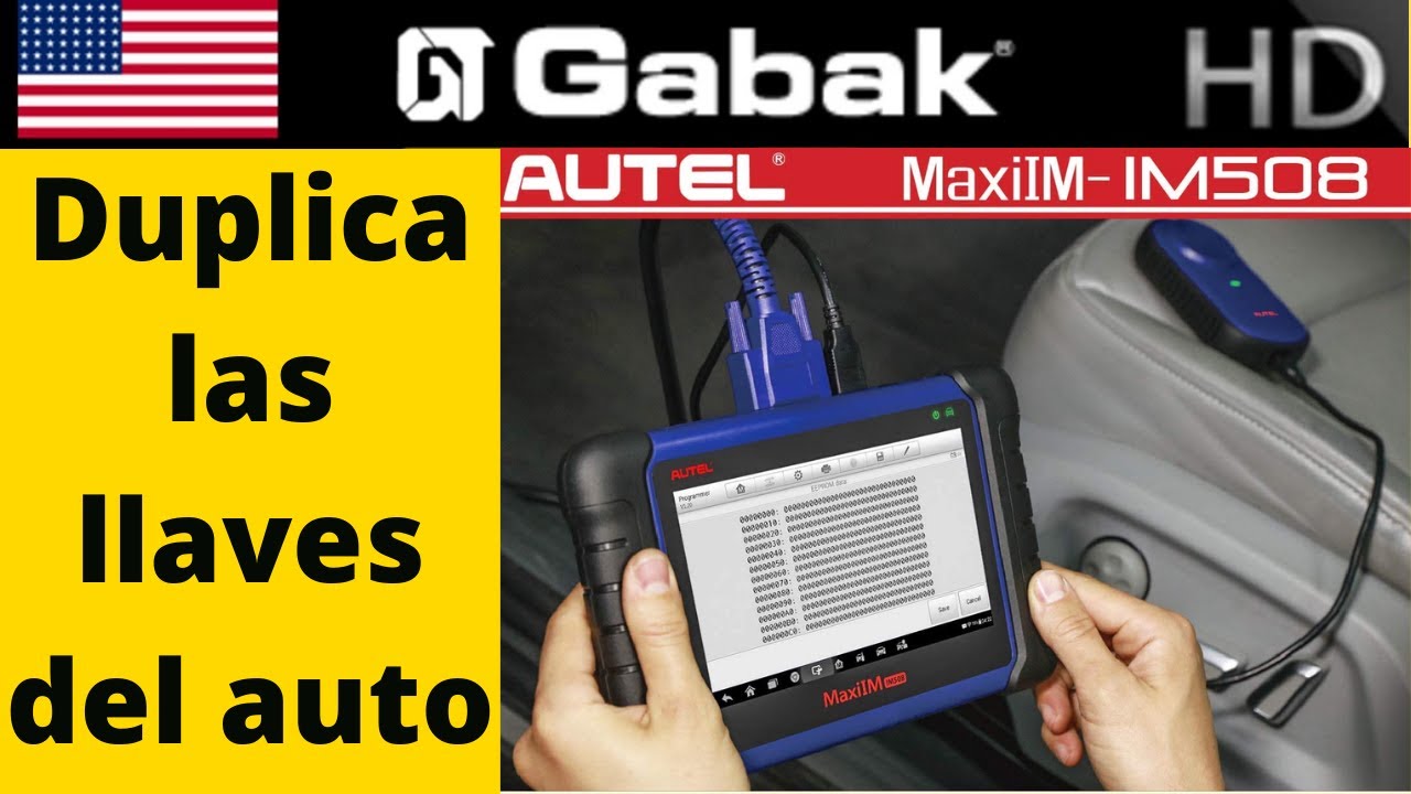 Clonador de llaves de autos FOB Autel MaxiIM IM508/ control remoto -  GabakTech 