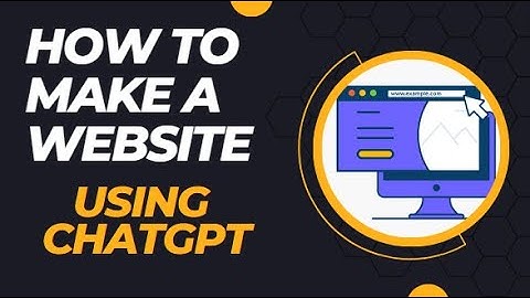 Build your own website using ChatGPT - Quick & Easy Method
