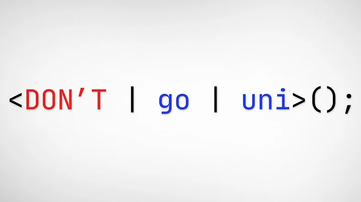 What I Wish I Knew Before My Game Development Degree...