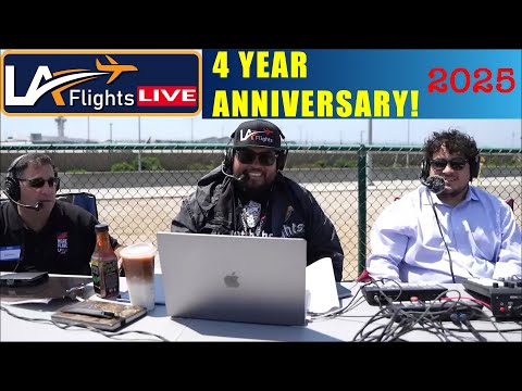 馃敶LIVE LA Flights 4 YEAR ANNIVERSARY and MEET and Greet! August 24, 2025