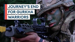 Gurkha warriors' tough journey to become British Army sappers comes to an end