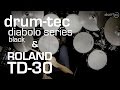 Roland TD-30KV alternative: drum-tec diabolo electronic drums with TD-30 module