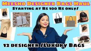 Meesho Luxury Handbags/ Slingbags/ Shoulder Bags Haul ‼️Starting At Rs 100 Rs |Shilpi Srivastava