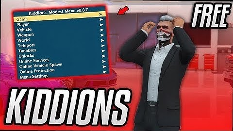 BEST KIDDIONS MOD MENU   HOW TO INSTALL GTA 5 MODEST MENU   UNDETECTED 1