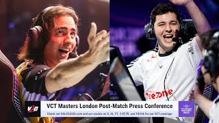 [VIT & FUT] Post-Match Press Conference at VALORANT Masters London