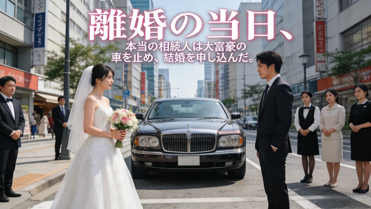 離婚の当日、本当の相続人は大富豪の車を止め、結婚を申し込んだ。