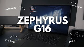 My New Gaming Laptop Asus Rog Zephyrus G16 Unboxing