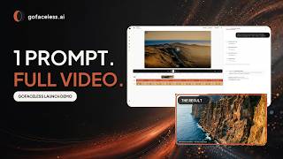 One Prompt to Finished Video — GoFaceless AI Video Generator Demo